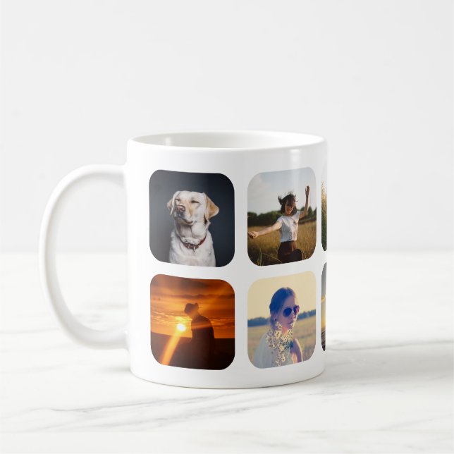 Upload your photo coffee mug (Left)