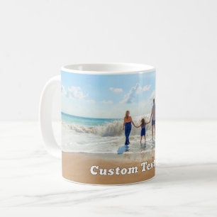Upload Your Photo Coffee Mug Add Text Name