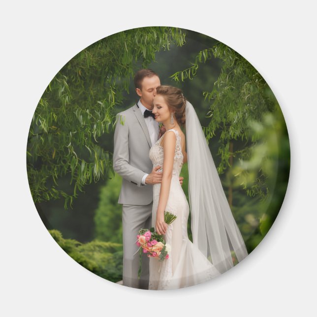 Upload Your Photo Custom Image Design Magnet (Front)