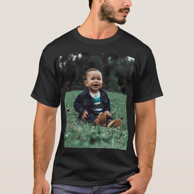 Upload Your Photo Custom Personalised T-Shirt (Front)