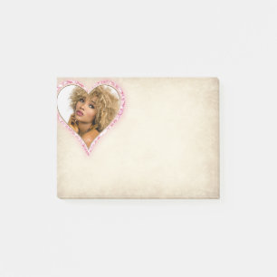 Upload your photo, customizable  post-it notes