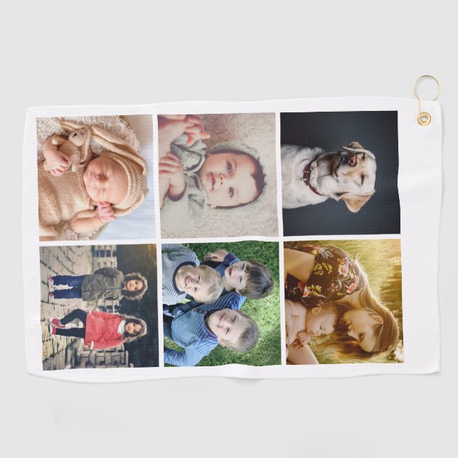 Upload your photo golf towel (Horizontal)