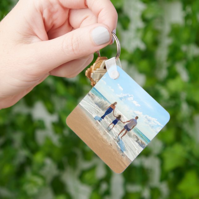 Upload Your Photo Keychain Personalised Gift (Hand)