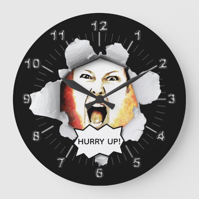 Upload your photo... large clock (Front)