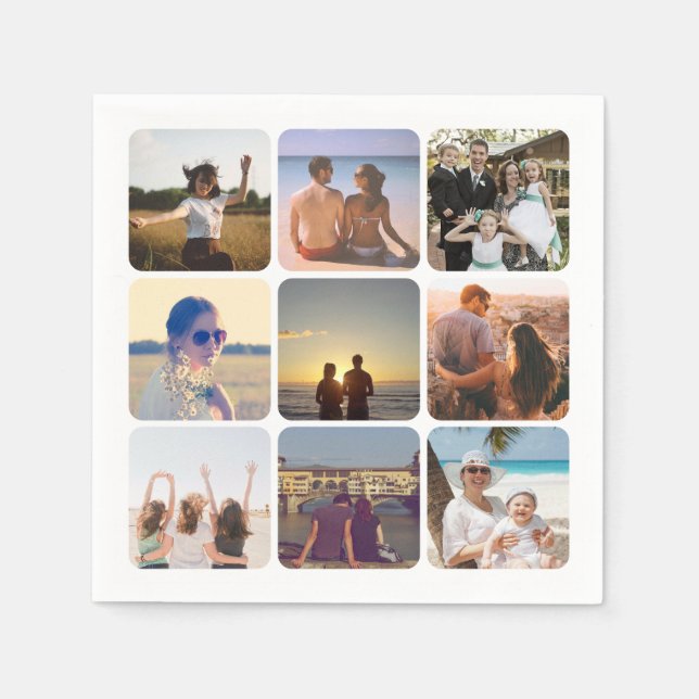 Upload your photo napkin (Front)