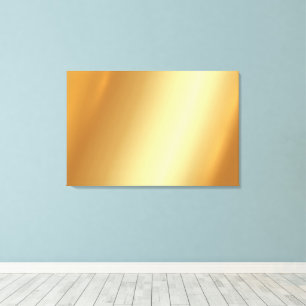 Upload Your Photo on Elegant Gold Blank Background Canvas Print