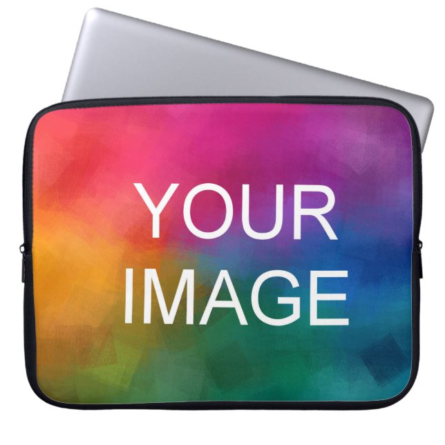 Upload Your Photo Picture Image Logo Here Template Laptop Sleeve (Front)