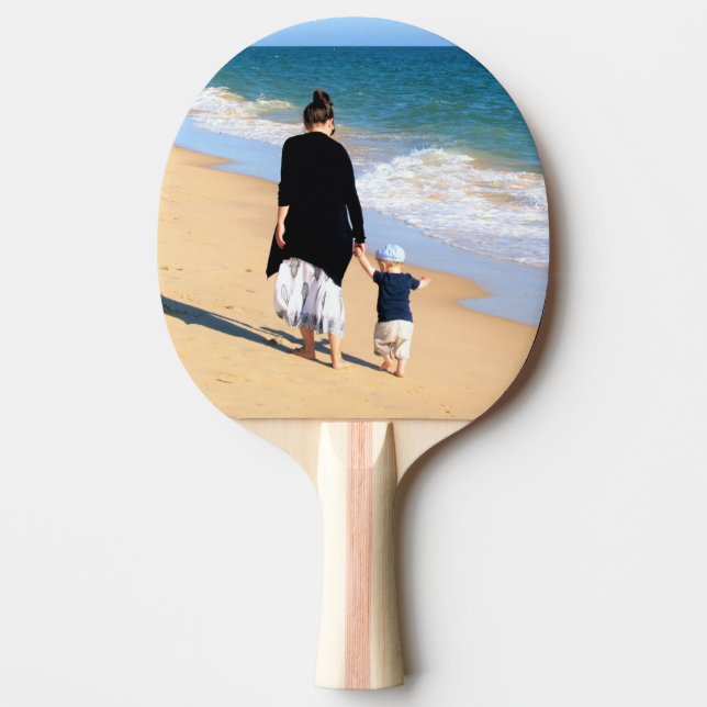 Upload Your Photo Ping Pong Paddle Personalised (Front)