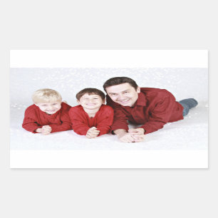 Upload your photo rectangular sticker