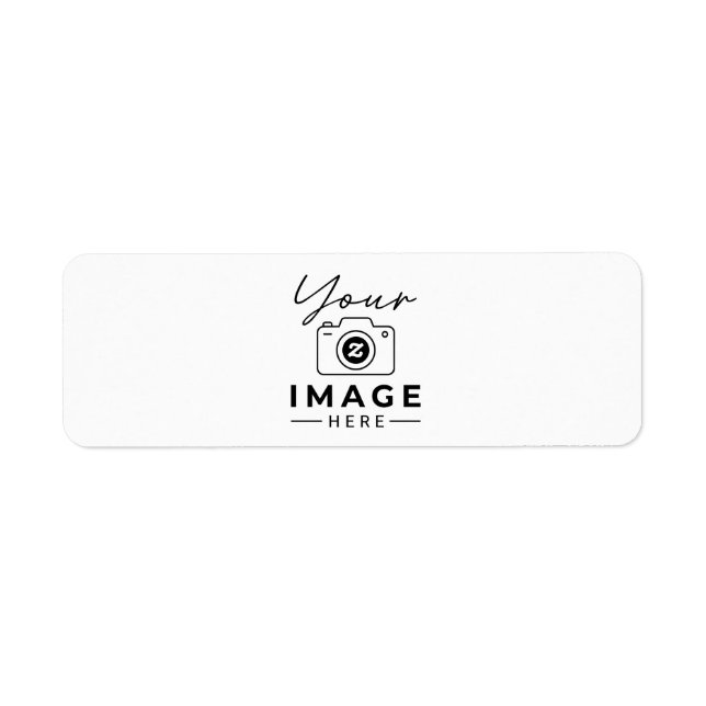 Upload Your Photo Return Address Label (Front)