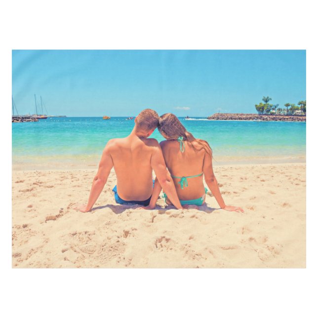 Upload Your Photo Tablecloth Personalised Gift (Front (Horizontal))