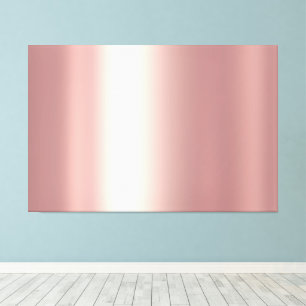 Upload Your Photo to Luxury Rose Gold Background Canvas Print