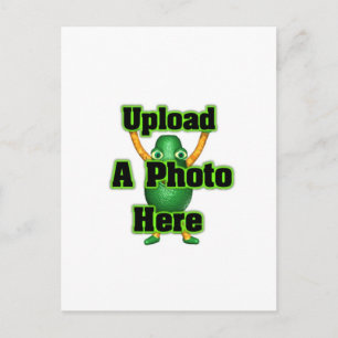 Upload your photo to template postcards