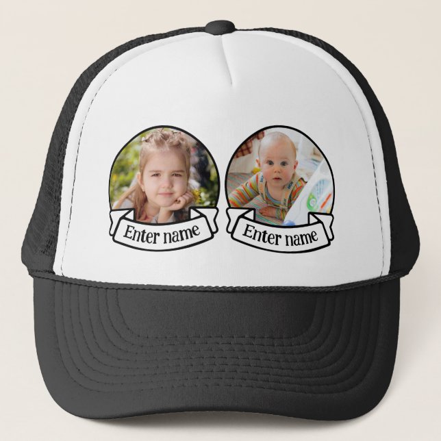 Upload your photo trucker hat (Front)