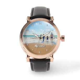 Upload Your Photo Watch Gift Add Custom Text