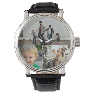 Upload Your Picture 3 Photo Collage Watch