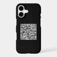 Upload Your QR Code iPhone Case Custom Colours