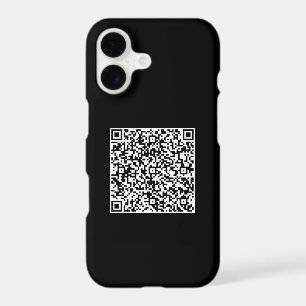 Upload Your QR Code iPhone Case Custom Colours