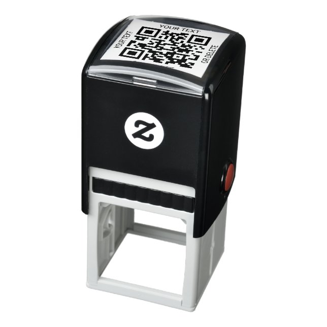 Upload Your QR Code Modern Promotional Business Self-inking Stamp (Product)