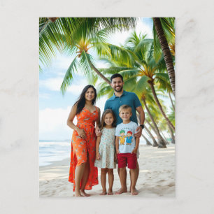 Upload your Vacation Photo and Say Hi Postcard