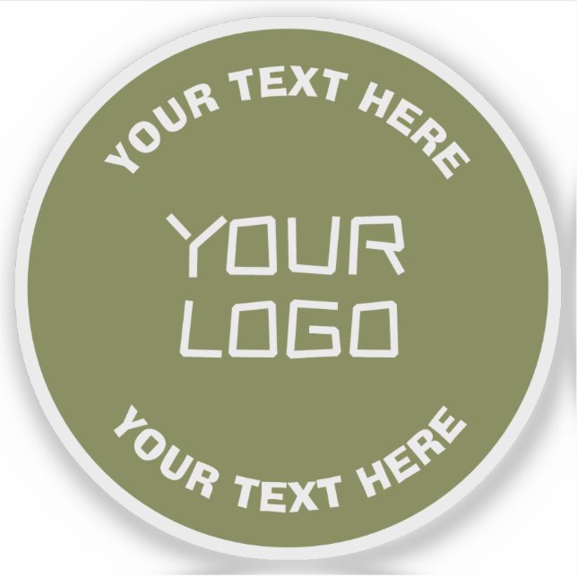 Uploaded Logo or Design & Editable Text Any Colour (Front)