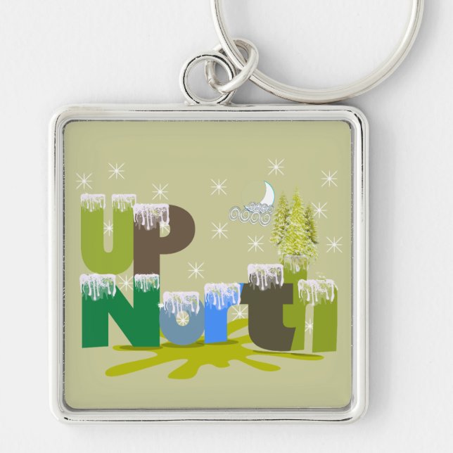 UpNorth Gifts and Apparel Key Ring (Front)