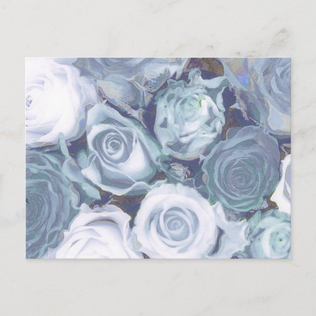 Upon a Time, Roses, Postcard Template (Front)