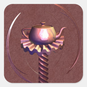 Upon Reflection Square Sticker