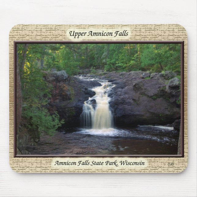 Upper Amnicon Falls mousepad (Front)