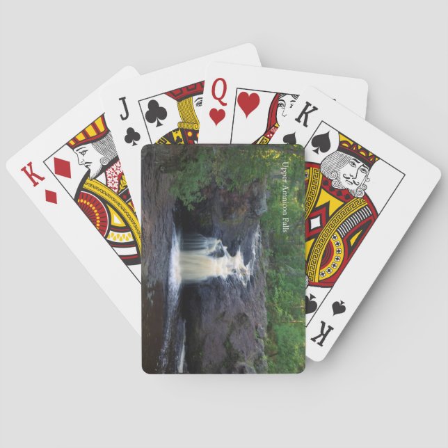Upper Amnicon Falls playing cards (Back)