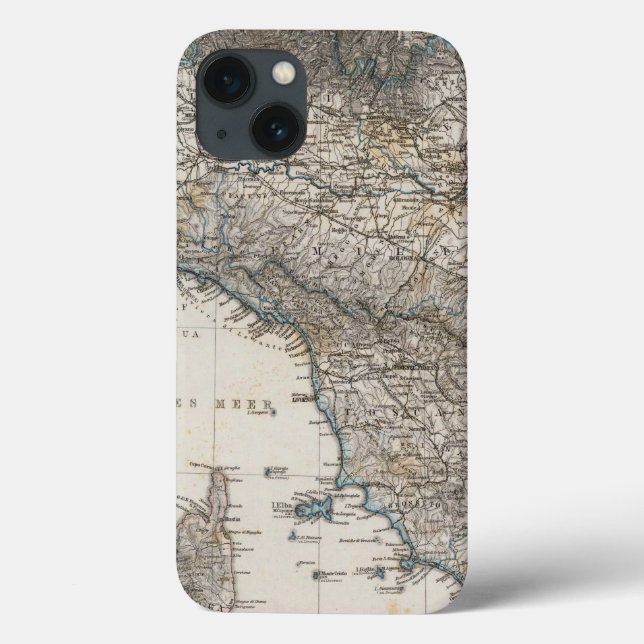 Upper and Central Italy Case-Mate iPhone Case (Back)