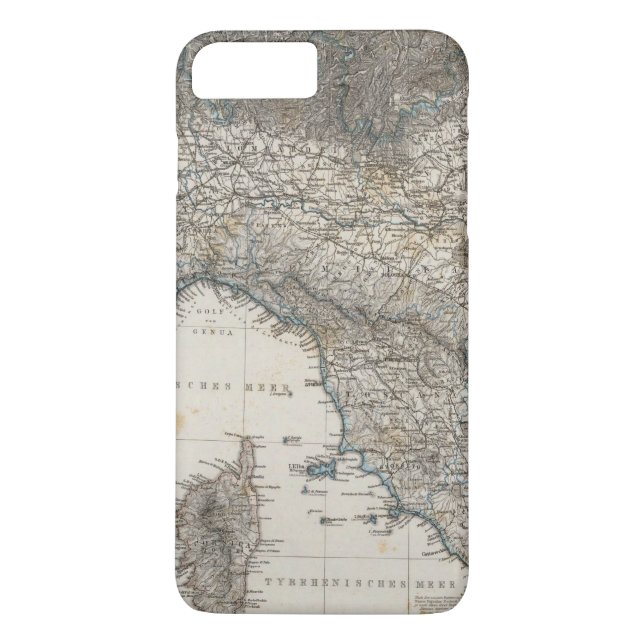 Upper and Central Italy Case-Mate iPhone Case (Back)