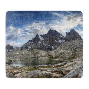 Upper and Middle Nydiver Lakes Panorama - Sierra Cutting Board
