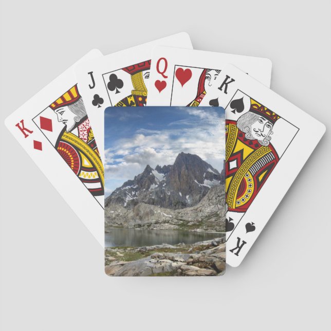 Upper and Middle Nydiver Lakes Panorama - Sierra Playing Cards (Back)