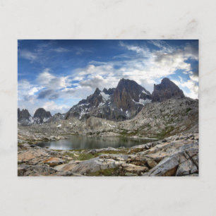 Upper and Middle Nydiver Lakes Panorama - Sierra Postcard