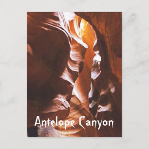 Upper Antelope Canyon, Slot Canyon Postcard