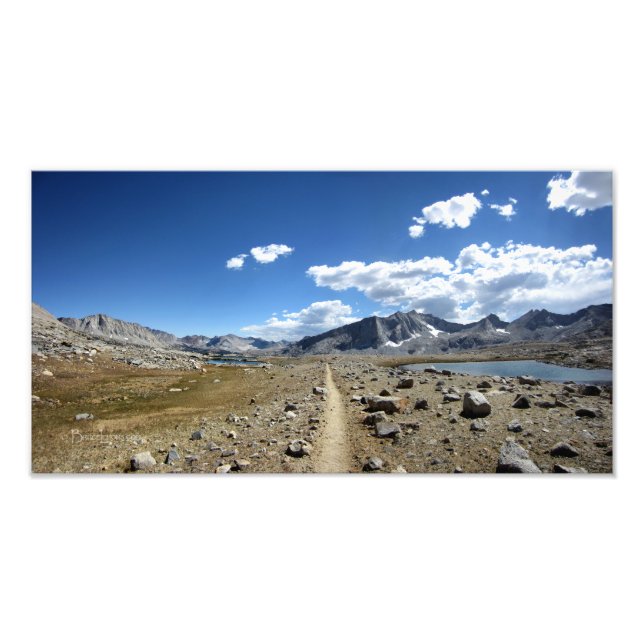 Upper Basin - John Muir Trail Photo Print (Front)