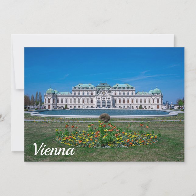 Upper Belvedere palace in Vienna, Austria (Front)