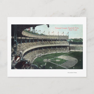 Upper Bleacher View of Nat'l League Baseball Par Postcard