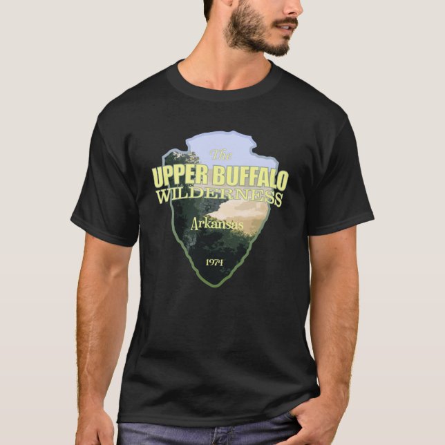 Upper Buffalo Wilderness arrowhead Oversized T-Shirt (Front)