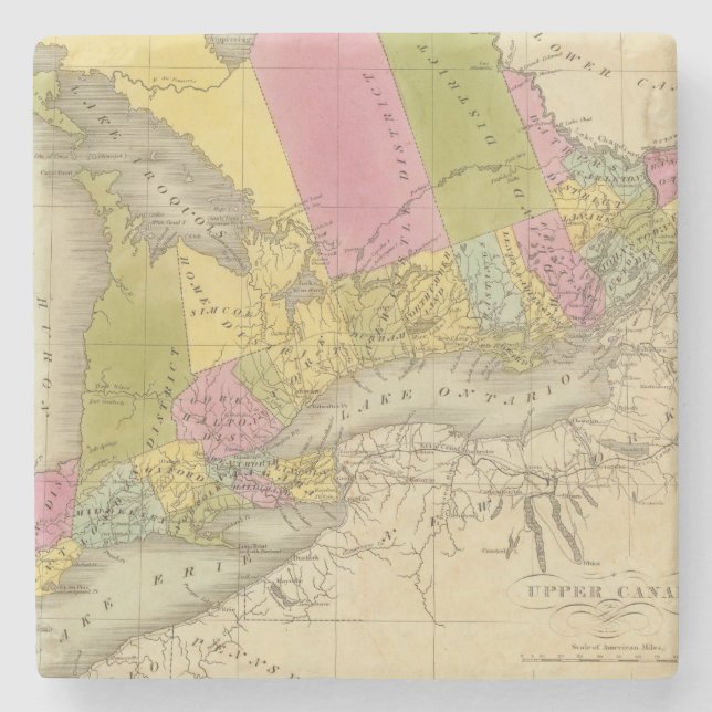 Upper Canada 4 Stone Coaster (Front)