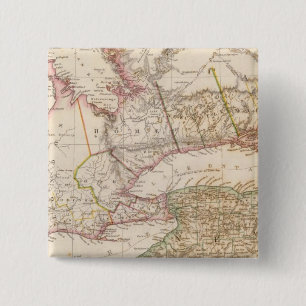 Upper Canada, NY, Penn, Mich 15 Cm Square Badge