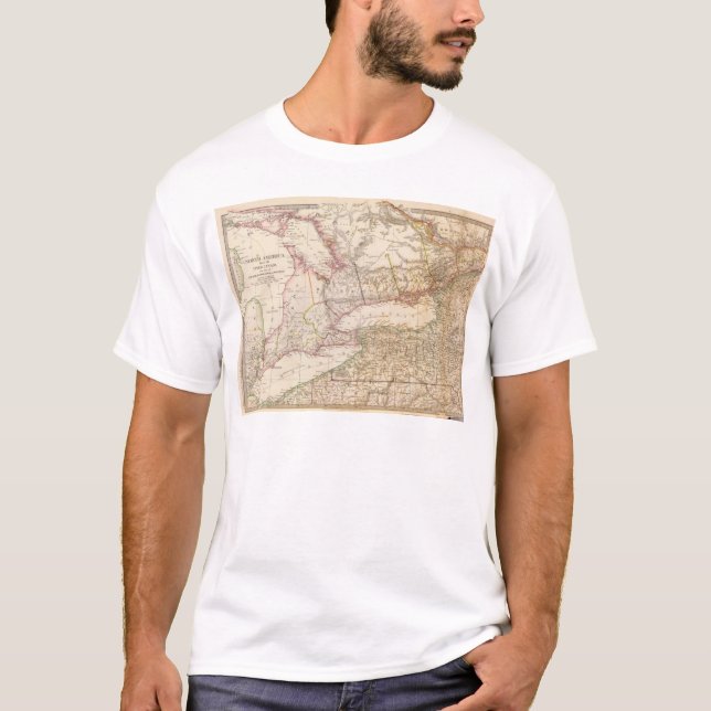 Upper Canada, NY, Penn, Mich T-Shirt (Front)