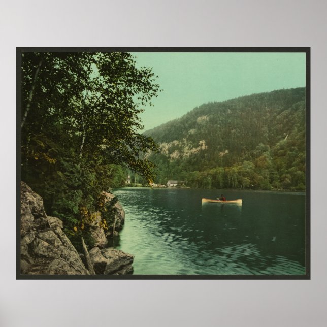 Upper Cascade Lake, Adirondack Mountains Poster (Front)