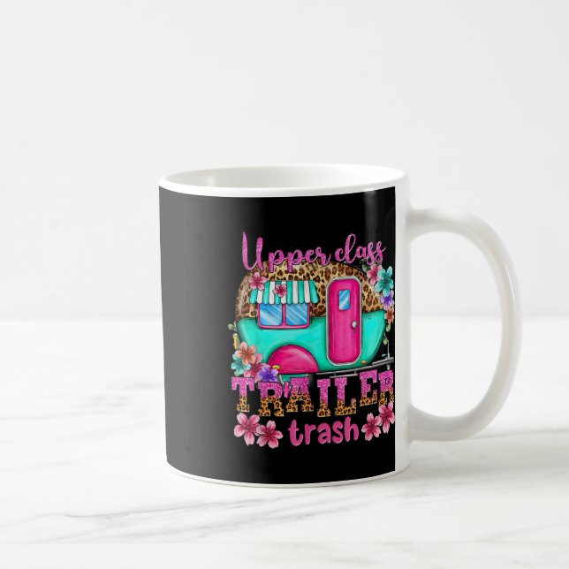 Upper Cl Trailer Trash Camping Making Memories Hik Coffee Mug (Right)