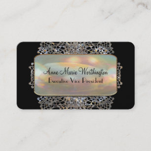 Upper Class Chic Elegant 3.5" x 2" Professional Business Card