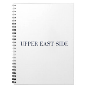Upper East Side Spiral Notebook Journal