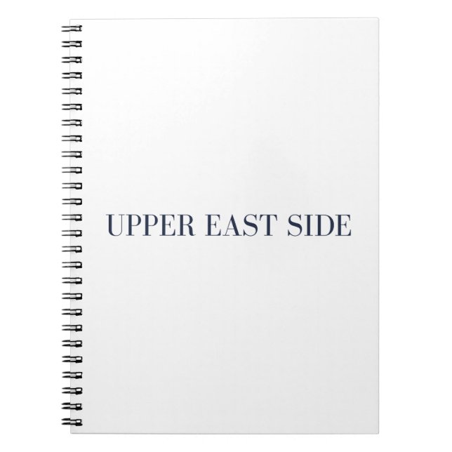 Upper East Side Spiral Notebook Journal (Front)