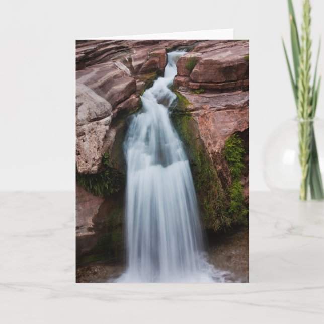 Upper Falls Of Colorado River Card (Front)