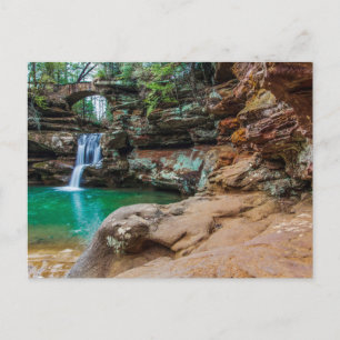 Upper Falls, Old Man's Cave, Ohio Postcard